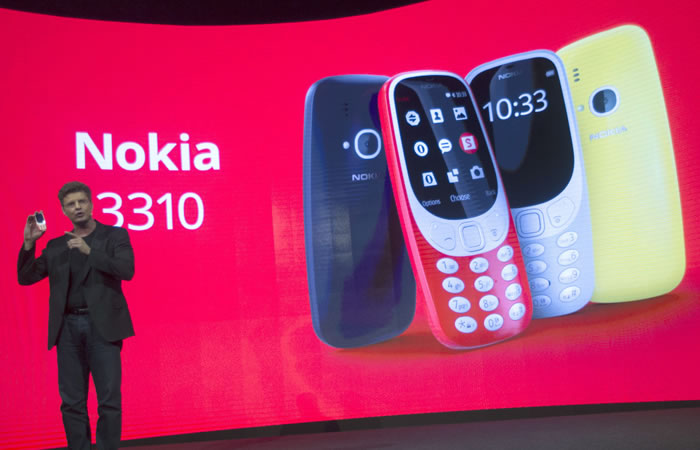 Nokia 3310. Foto: EFE
