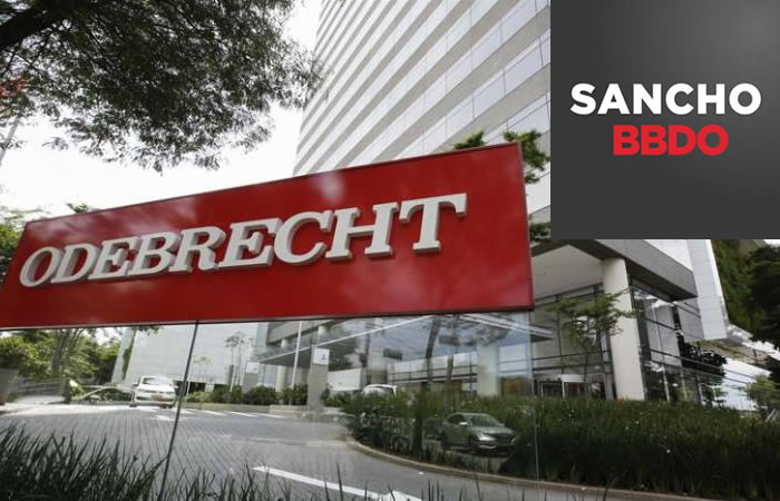 Sancho BBDO confirma contrato con Odebrect - Facebook. Foto: EFE