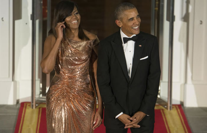 Este es el traje negro de Obama. Foto: AFP