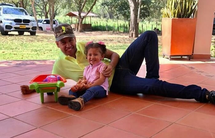 Martín Elías junto a su hija Paula. Foto: Instagram