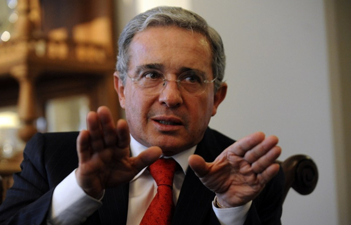 Alvaro Uribe Vélez. Foto: AFP