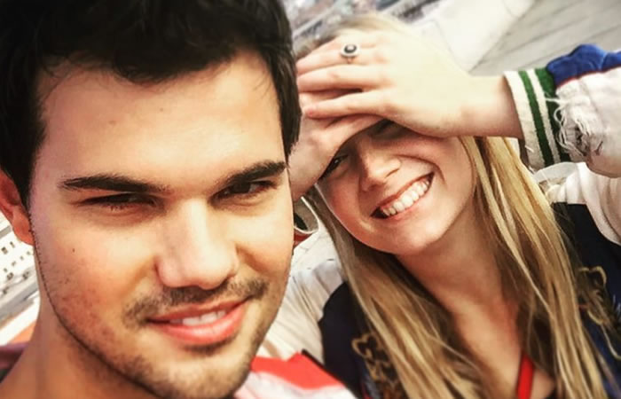 Taylor Lautner y Billie Lourd. Foto: Instagram