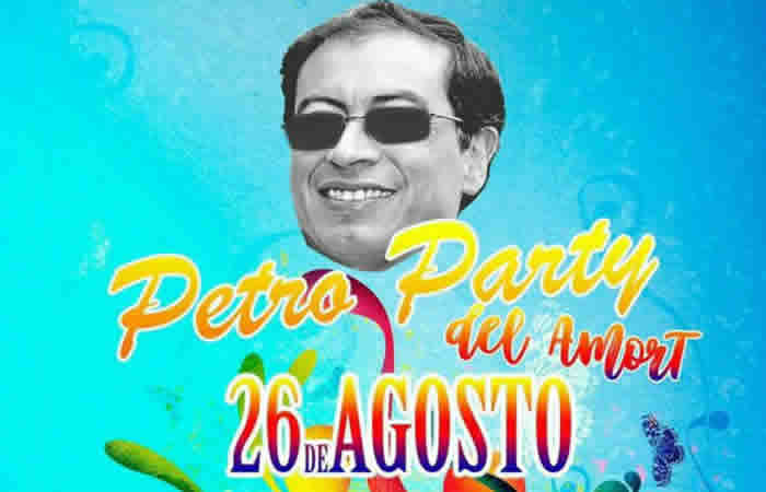 organizan “Petro Party del Amort”. Foto: Twitter