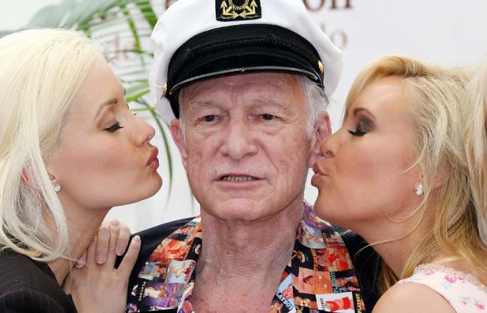 Así reaccionan en redes sociales, tras la muerte del fundador de Playboy Hugh Hefner. Foto: AFP