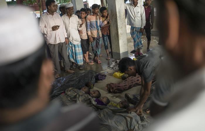 Una nueva tragedia golpeó la minoría musulmana rohinyá. Foto: AFP