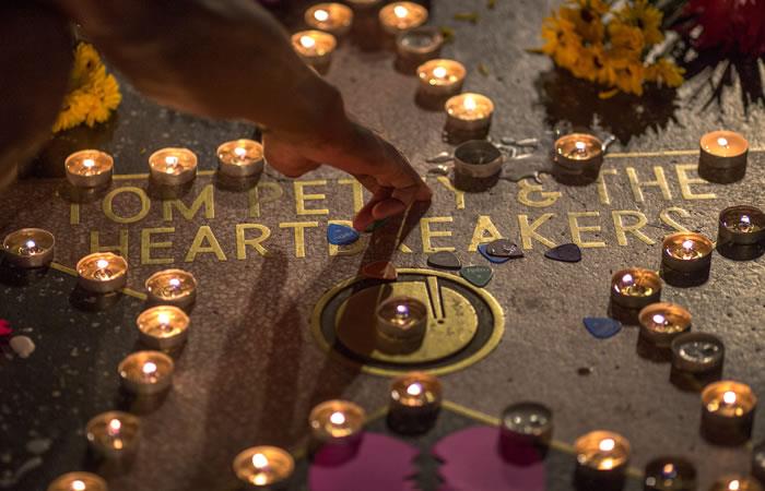 La estrella de los Heartbreakers después de Petty sufrió un ataque cardíaco. Foto: AFP