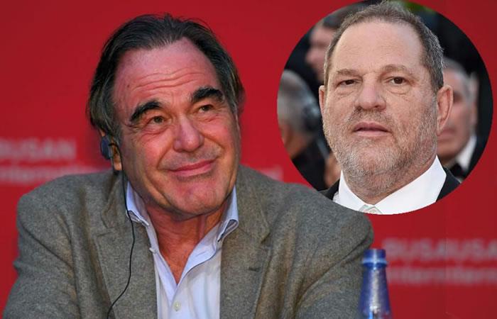 Oliver Stone defiende a Harvey Weinstein. Foto: AFP