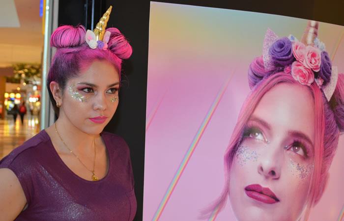 Doncella lengua Talla YouTube: Maquillaje de unicornio para Halloween