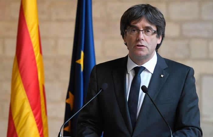 Presidente catalán, Carles Puigdemont. Foto: AFP