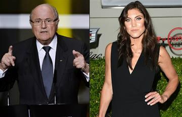 Joseph Blatter califica de 'ridícula y absurda' la acusación de la futbolista Hope Solo