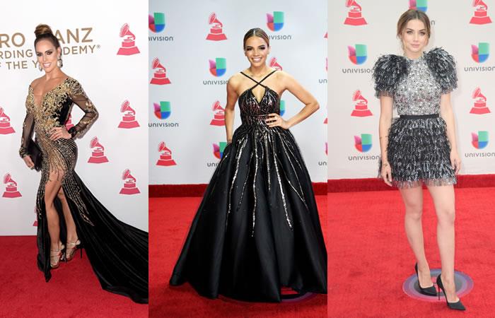 Latin Grammy 2017: Las mejores vestidas de la alfombra roja