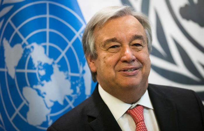 Antonio Guterres, jefe de la ONU. Foto: AFP