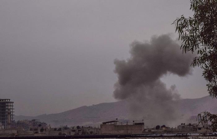 Los ataques aéreos del gobierno se intensifican en el este de Ghouta. Foto: AFP
