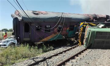 Accidente de tren en Sudáfrica deja varios muertos y heridos
