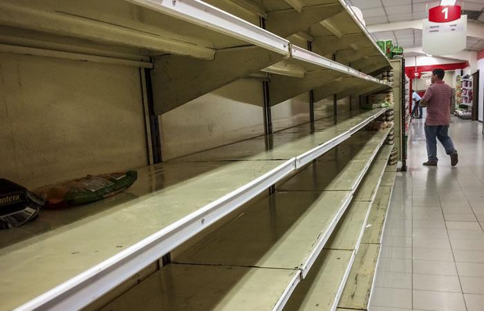 Supermercado en Venezuela. Foto: AFP