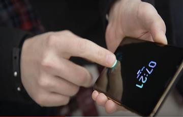 CES 2018: Presentan el primer teléfono con sensor de huellas digitales invisible
