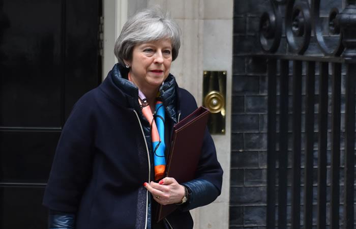 La primera ministra británica, Theresa May. Foto: AFP