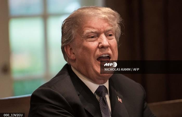 Donald Trump, presidente de Estados Unidos. Foto: AFP