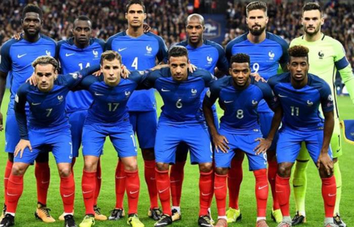 Selección de Francia. Foto: AFP