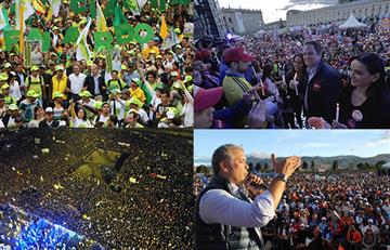 Así cerraron sus campañas los candidatos presidenciales de Colombia