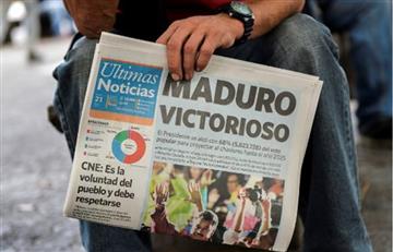 ¡Presidente reelecto! Maduro seguirá en el poder hasta el 2025