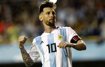 Messi con un hat-trick lleva a la selección Argentina a la victoria ante Haití