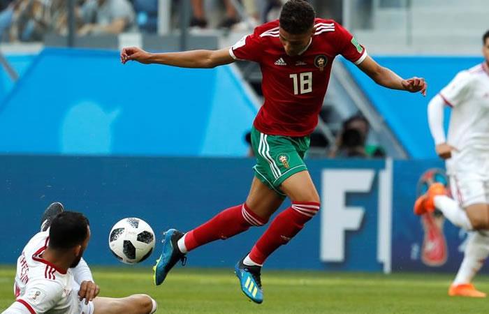 Iran se impuso sobre Marruecos en su debut en el Mundial de Rusia. Foto: EFE