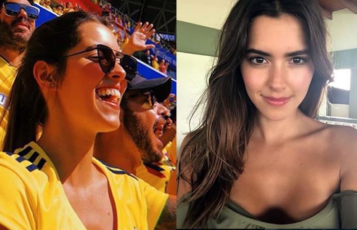 Paulina Vega criticada por amarrarse la camiseta de Colombia. Foto: Instagram