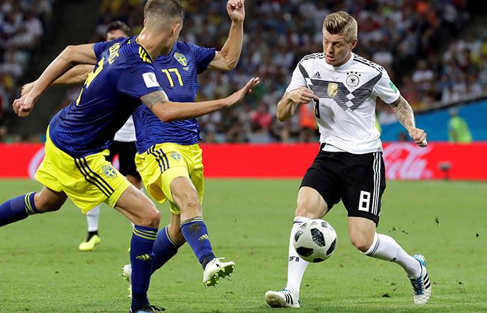 Alemania sigue con vida en el Mundial de Rusia 2018 tras ganar a Suecia. Foto: EFE
