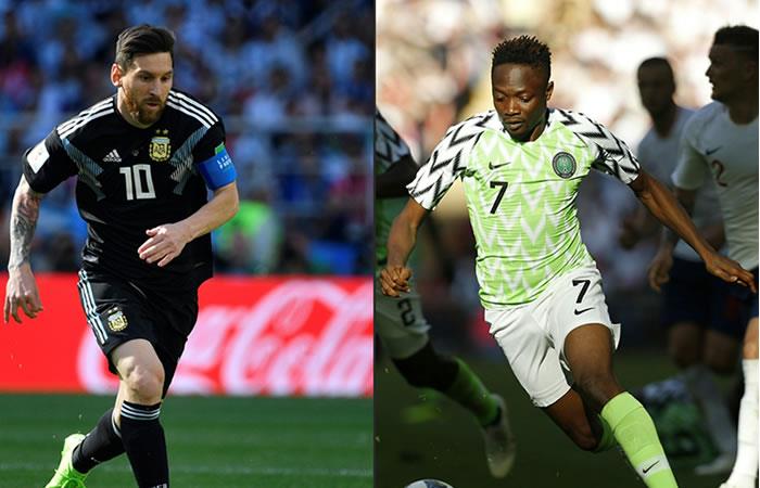 ¿Quién se quedará con el boleto a la siguiente ronda? ¿Argentina o Nigeria?. Foto: AFP