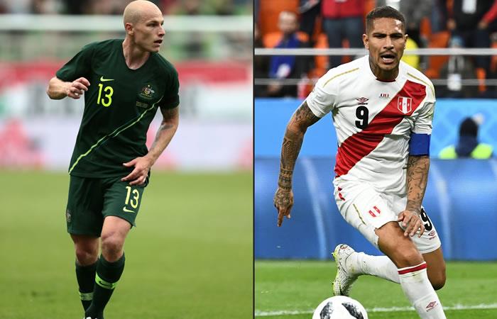 Las selecciones de Australia y Perú se enfrentan en el último partido. Foto: AFP