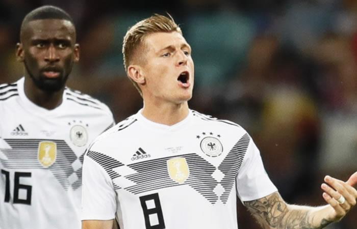 Alemania se juega su clasificación a octavos de final del Mundial de Rusia 2018. Foto: EFE