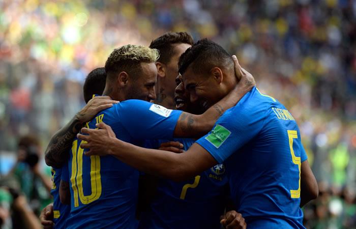 Brasil y Serbia se enfrentan en el último partido del grupo E. Foto: AFP
