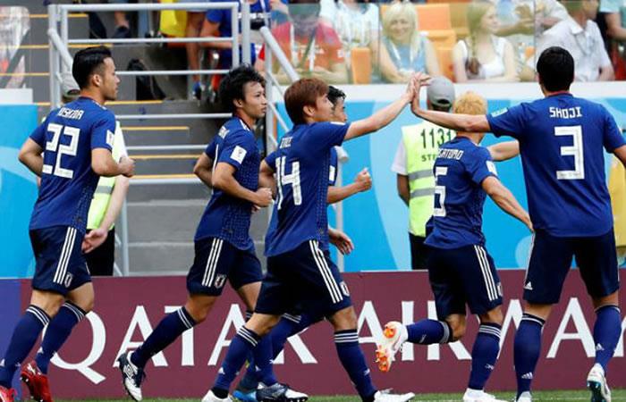 Japón perdió, pero logró clasificar a octavos de final de Rusia 2018. Foto: EFE
