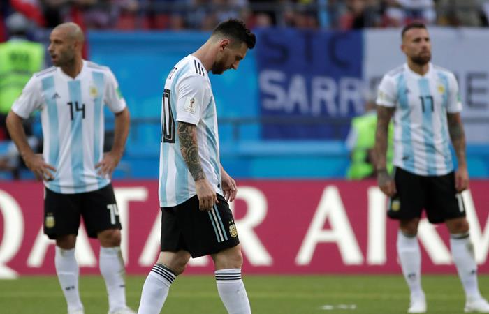 Argentina eliminada del Mundial de Rusia 2018 en octavos de final. Foto: EFE