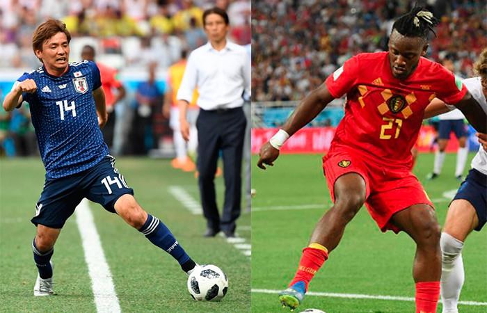 Bélgica vs. Japón. Foto: AFP
