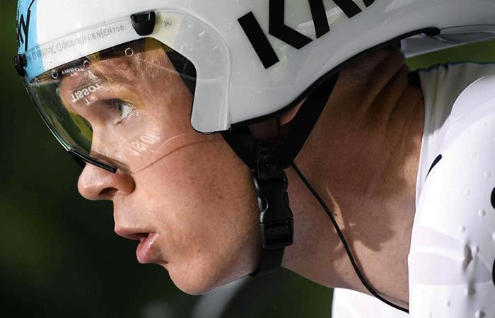 Chris Froome se defiende y asegura que no hizo nada malo. Foto: AFP