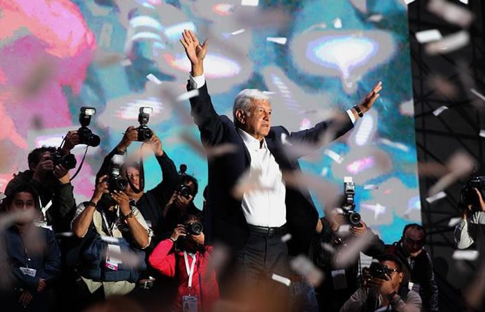 Trump dijo que está "deseoso" de trabajar con López Obrador. Foto: EFE