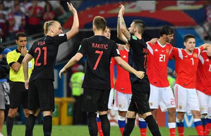 Croacia y Inglaterra se mediran en la semifinal. Foto: AFP