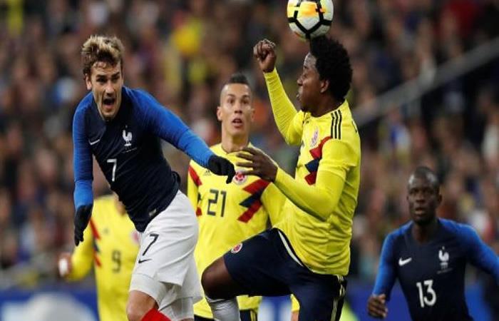 Francia vs. Colombia. Foto: AFP