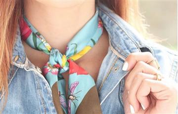 Cinco forma de usar pañuelos en el cuello con estilo 