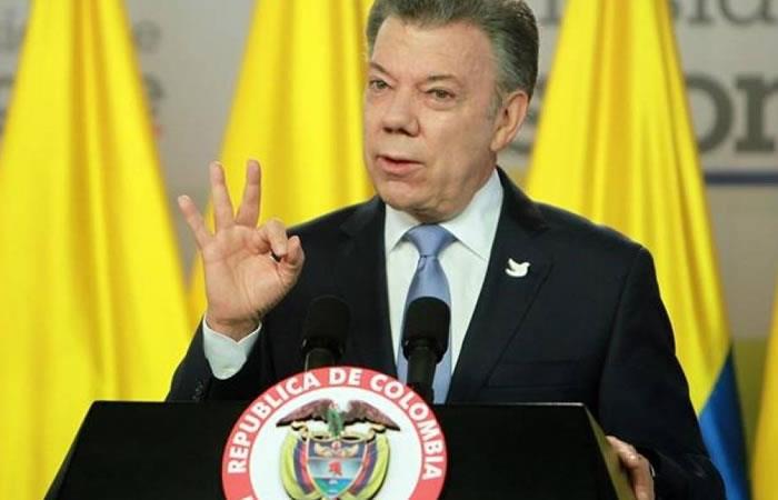El presidente Santos le responde a Uribe. Foto: EFE