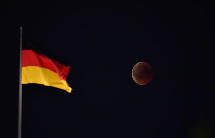 Eclipse lunar más largo del siglo XXI. Foto: AFP
