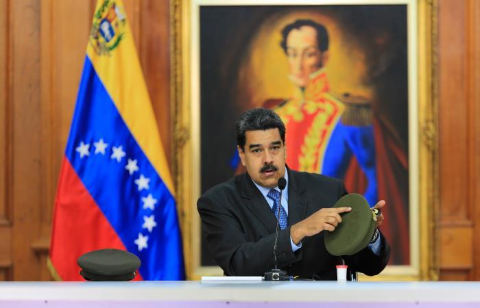El presidente de Venezuela, Nicolás Maduro, denuncia atentado contra su vida. Foto: EFE