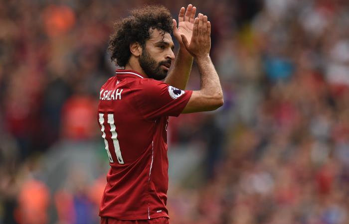 Mohamed Salah, jugador de Liverpool. Foto: AFP