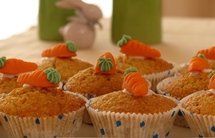 Los muffins de zanahoria son un gran alimento para combatir enfermedades. Foto: Pixabay
