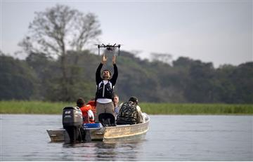 Drones al servicio de la preservación de los delfines del Amazonas