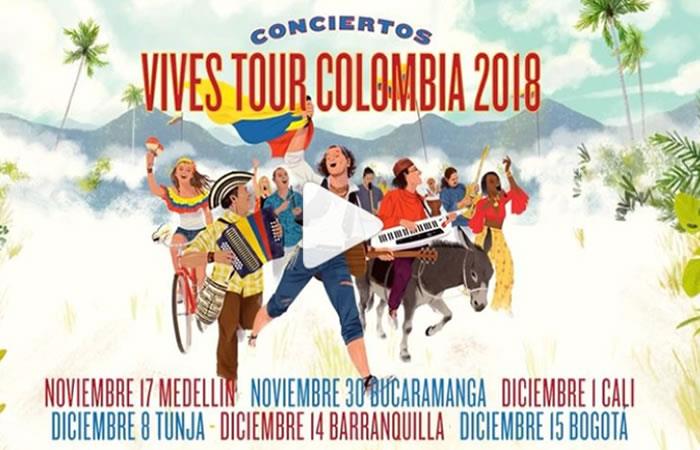 carlos vives tour 2022 colombia