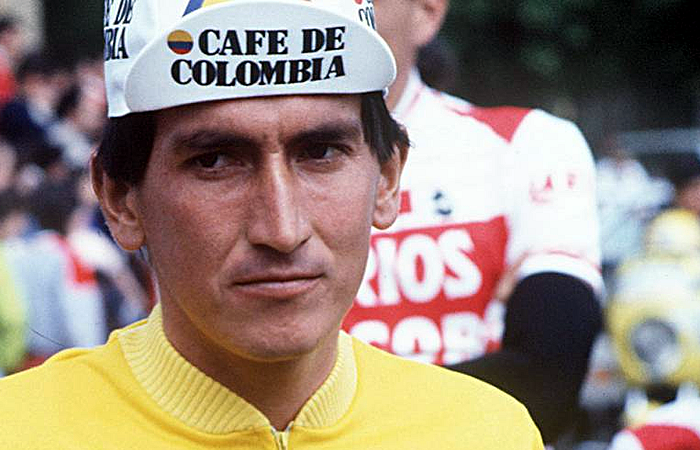 Lucho Herrera en la Vuelta a España. Foto: EFE
