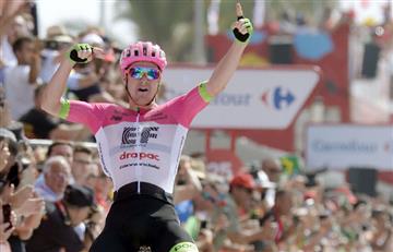 Vuelta a España: Simon Clarke gana la etapa y hay nuevo líder en la competencia